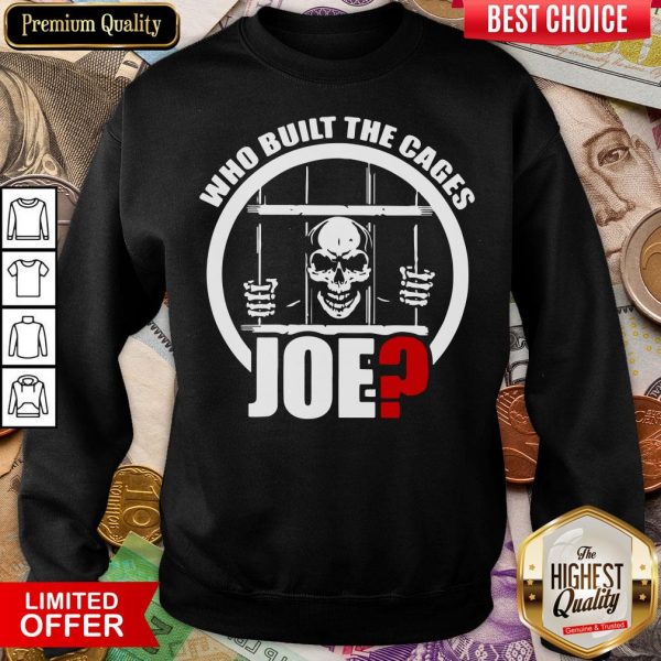 Funny Skull Who Built The Cages Joe Hoodie - Design By Viewtees.com