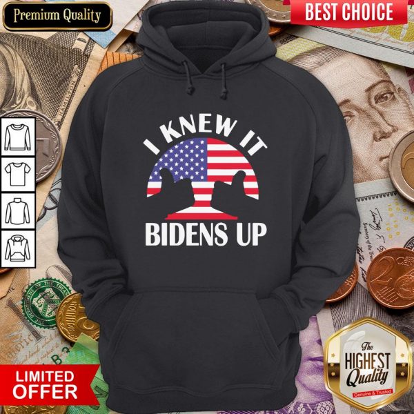 Good I Knew It Bidens Up Pro Biden 2020 American Flag Election Hoodie - Design By Viewtees.com
