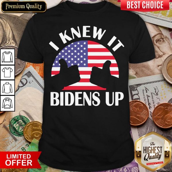 Good I Knew It Bidens Up Pro Biden 2020 American Flag Election Shirt - Design By Viewtees.com