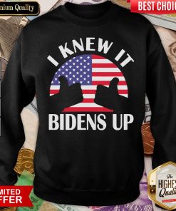 Good I Knew It Bidens Up Pro Biden 2020 American Flag Election Sweatshirt - Design By Viewtees.com