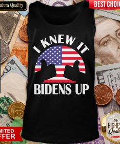 Good I Knew It Bidens Up Pro Biden 2020 American Flag Election Tank Top - Design By Viewtees.com
