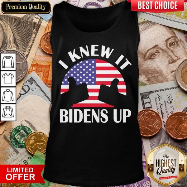 Good I Knew It Bidens Up Pro Biden 2020 American Flag Election Tank Top - Design By Viewtees.com