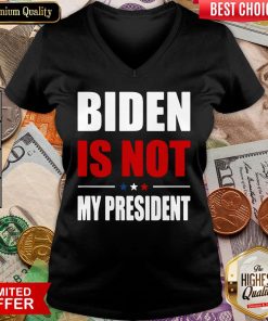 Good Joe Biden Is Not My President Stars 2020 V-neck - Design By Viewtees.com