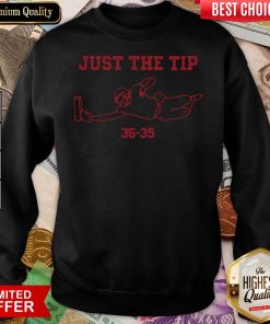 Good Michael Penix Just The Tip 36 35 Sweatshirt - Design By Viewtees.com