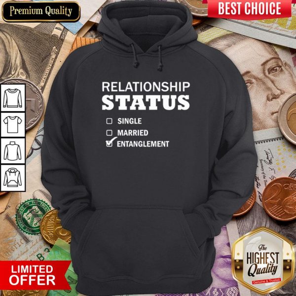 Good Relationship Status Single Married Entanglement Hoodie - Design By Viewtees.com