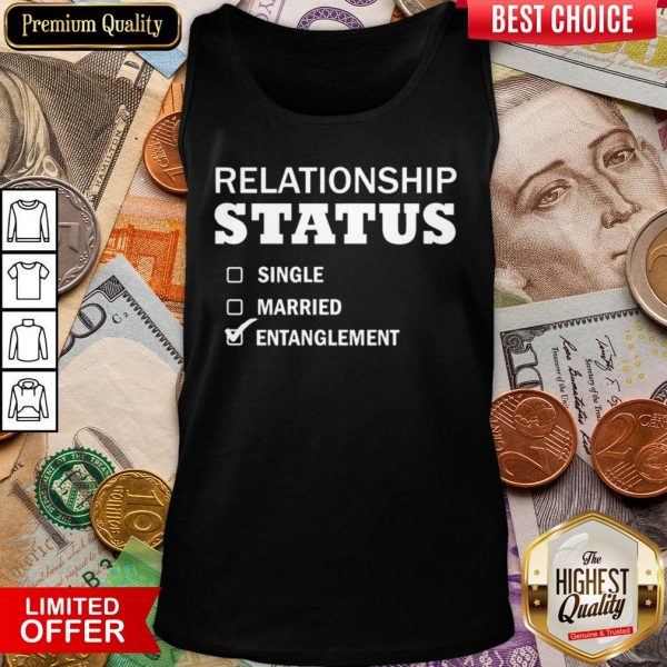 Good Relationship Status Single Married Entanglement Tank Top - Design By Viewtees.com