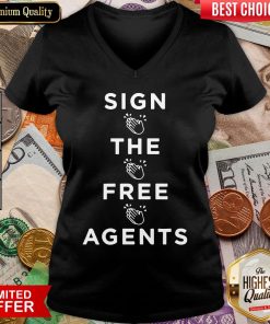 Good Sign The Free Agents V-neck - Design By Viewtees.com