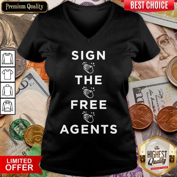 Good Sign The Free Agents V-neck - Design By Viewtees.com