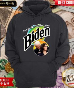 Good The Quicker Sniffer Upper Biden & Kamala Harris Funny Hoodie - Design By Viewtees.com