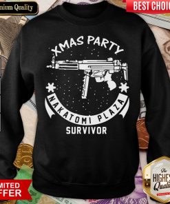 Good Xmas Party Nakatomi Plaza Survivor Christmas Sweatshirt - Design By Viewtees.com
