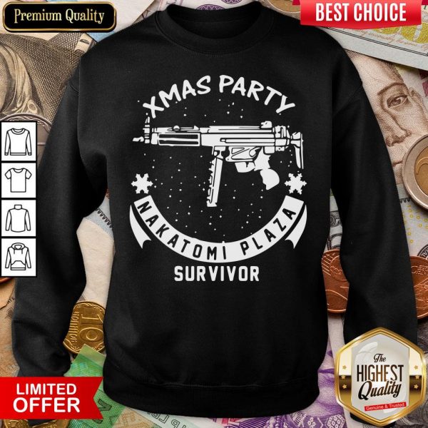 Good Xmas Party Nakatomi Plaza Survivor Christmas Sweatshirt - Design By Viewtees.com