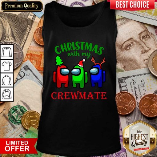 Among Us Christmas With My Crewmate Tank Top - Design By Viewtees.com