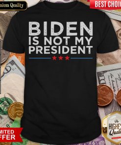 Happy Biden Not My President Stars Election Shirt - Design By Viewtees.com