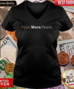 Happy Four More Years Election V-neck - Design By Viewtees.com