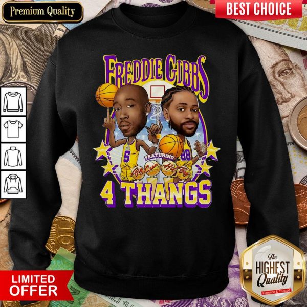 Happy Freddie Gibbs 4 Thangs Sweatshirt - Design By Viewtees.com