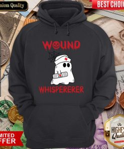 Happy Ghost Nurse Wound Whisperer Hoodie - Design By Viewtees.com