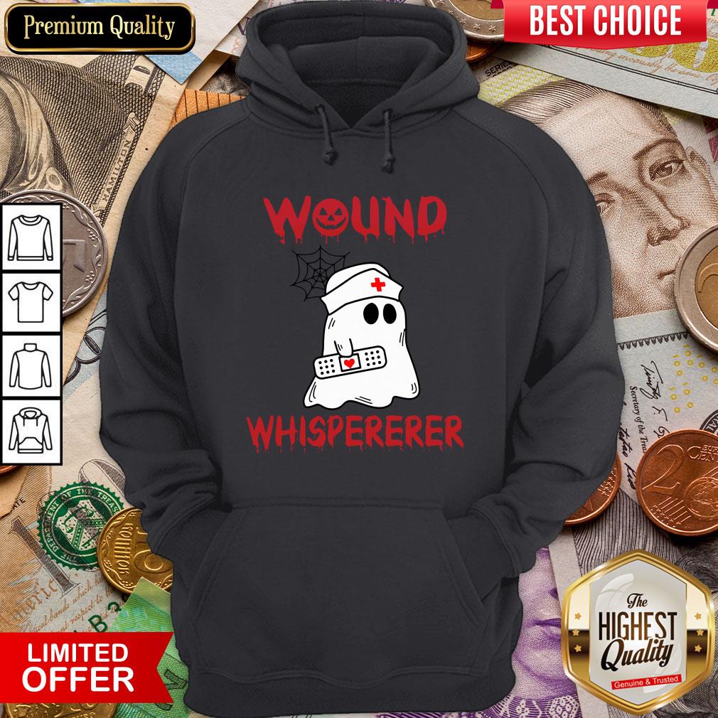Happy Ghost Nurse Wound Whisperer Hoodie - Design By Viewtees.com