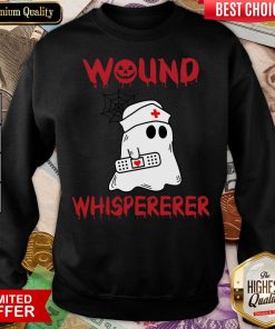 Happy Ghost Nurse Wound Whisperer Sweatshirt - Design By Viewtees.com