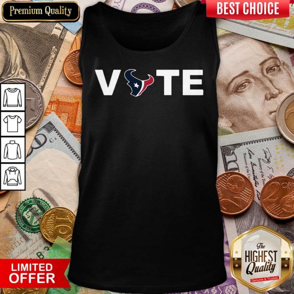 Happy Houston Texans Vote Tank Top - Design By Viewtees.com