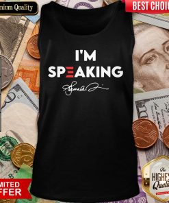 Happy I'm Speaking Tank Top - Design By Viewtees.com