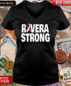 Happy Official Rivera Strong V-neck - Design By Viewtees.com