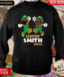 Happy Super Mario Super Smith Bros Sweatshirt - Design By Viewtees.com