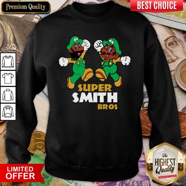 Happy Super Mario Super Smith Bros Sweatshirt - Design By Viewtees.com