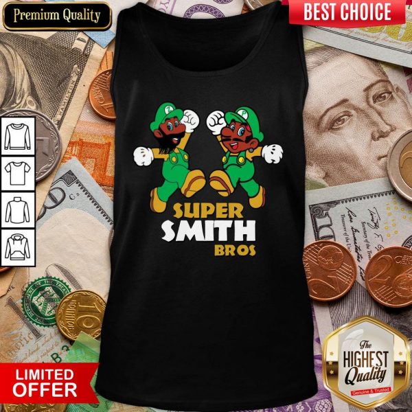 Happy Super Mario Super Smith Bros Tank Top - Design By Viewtees.com