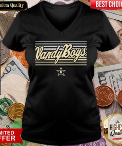 Happy Vanderbilt Baseball Vandy Boys V-neck - Design By Viewtees.com