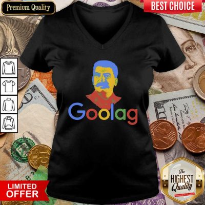 Welcome To The Goolag V-neck - Design By Viewtees.com