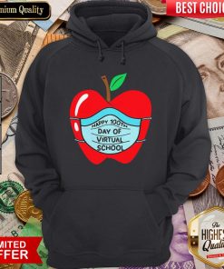 Hot 100th Days Of Virtual School Student Apple Wear Mask Hoodie - Design By Viewtees.com