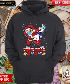 Hot Charlotte Hornets Funny Santa Claus Dabbing Christmas 2020 Hoodie - Design By Viewtees.com
