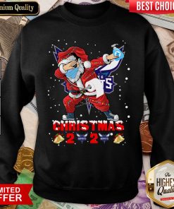 Hot Charlotte Hornets Funny Santa Claus Dabbing Christmas 2020 Sweatshirt - Design By Viewtees.com