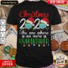 Hot Christmas 2020 Quarantine Christmas Santa Face Wear Mask Shirt - Design By Viewtees.com