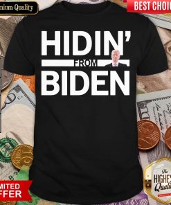 Hot Hidin From Biden 2020 Election Funny Campaign Toddler Kids Girl Boy Shirt - Design By Viewtees.com