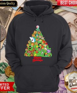 Hot Holidays From Your Favorite Cartoon Characters In A Christmas Tree Hoodie - Design By Viewtees.com