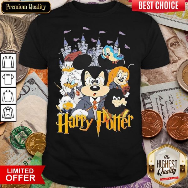 Hot Mickey Mouse And Duck Donald Harry Potter Shirt - Design By Viewtees.com