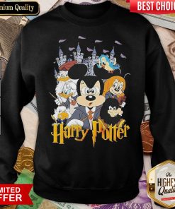 Hot Mickey Mouse And Duck Donald Harry Potter Sweatshirt - Design By Viewtees.com