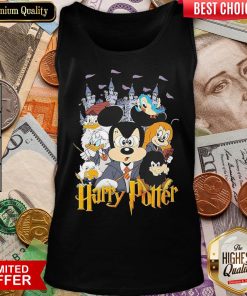 Hot Mickey Mouse And Duck Donald Harry Potter Tank Top - Design By Viewtees.com