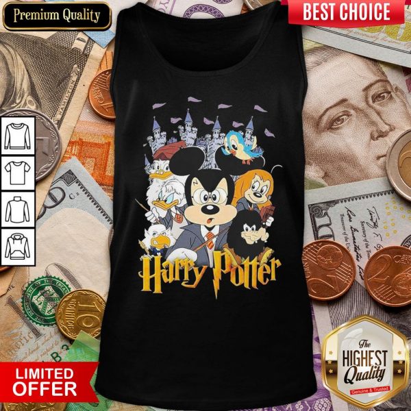 Hot Mickey Mouse And Duck Donald Harry Potter Tank Top - Design By Viewtees.com