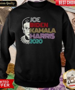 Hot Ruth Bader Ginsburg Joe Biden Kamala Harris 2020 Vintage Sweatshirt - Design By Viewtees.com