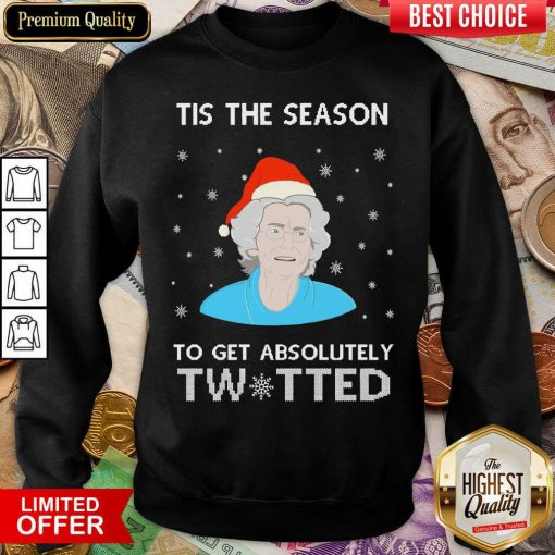 Tis The Season To Get Absolutely Twatted Ugly Christmas Sweatshirt - Design By Viewtees.com