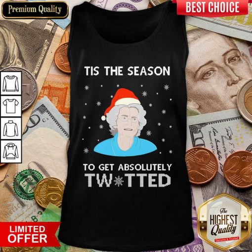 Tis The Season To Get Absolutely Twatted Ugly Christmas Tank Top - Design By Viewtees.com