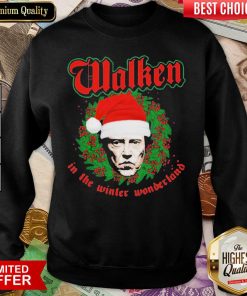Walken In The Winter Wonderland Christopher Walken Christmas Sweatshirt - Design By Viewtees.com