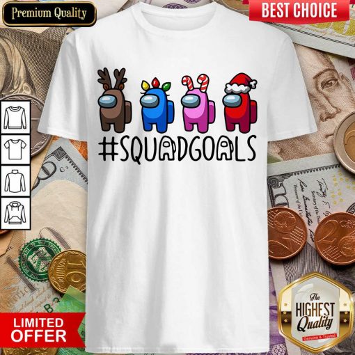 Among Us Squad Goals Christmas Shirt - Design By Viewtees.com