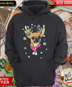 Nice Chihuahua Gorgeous Reindeer Christmas Hoodie - Design By Viewtees.com