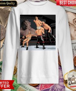 Eddie And Richie Vs Legion Of Doom Art Print Sweatshirt - Design By Viewtees.com