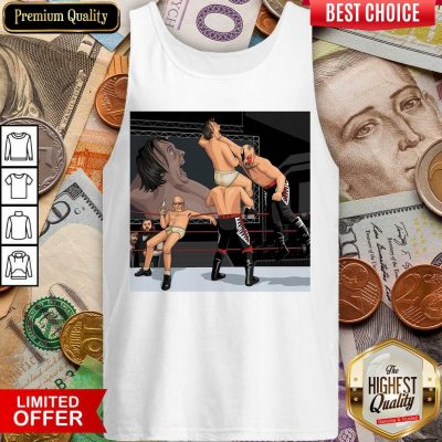 Eddie And Richie Vs Legion Of Doom Art Print Tank Top - Design By Viewtees.com