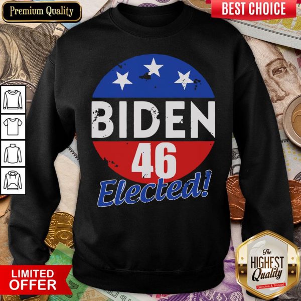 Nice Elected Celebrate Joe Biden 46th President 2020 Sweatshirt - Design By Viewtees.com
