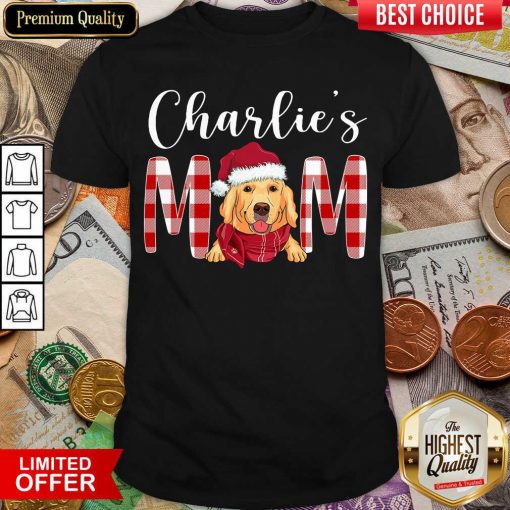 Golden Retriever Charlie’s Mom Christmas Shirt - Design By Viewtees.com